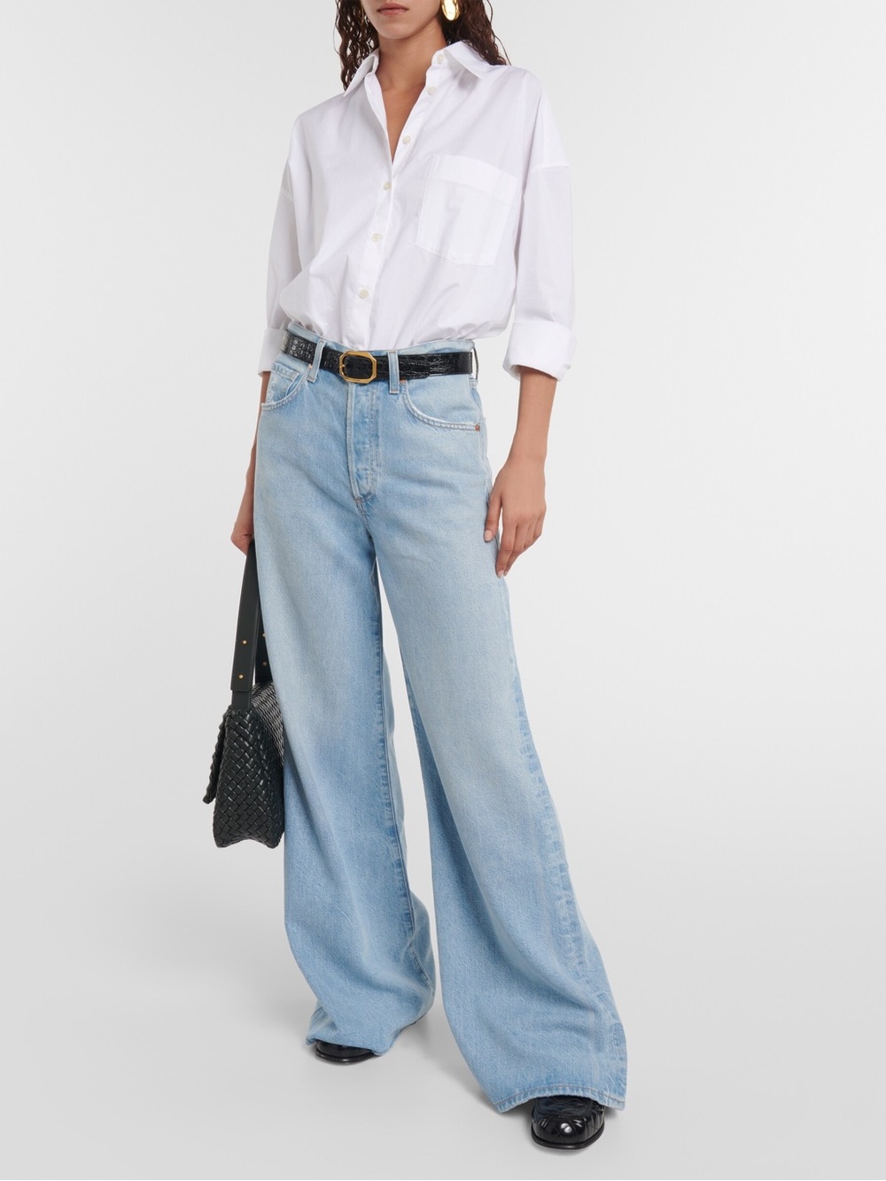 Citizens of Humanity Beverly highrise relaxed baggy wide leg jeans light wash 27 - Picture 1 of 13